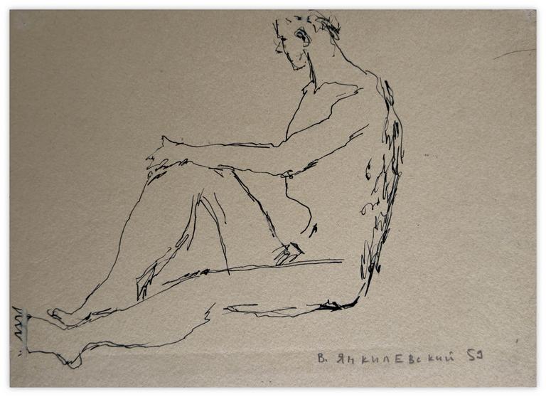 Catalogue raisonné, Vladimir Yankilevsky, Model, 1959