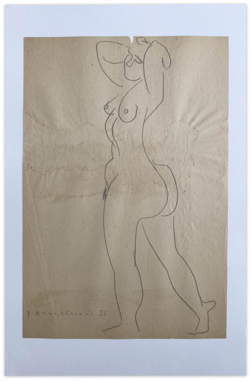 Catalogue raisonné, Vladimir Yankilevsky, Model, 1956