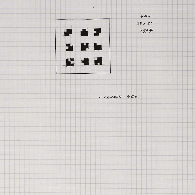 Catalogue raisonné, Henri Prosi, CARRÉS — 1997