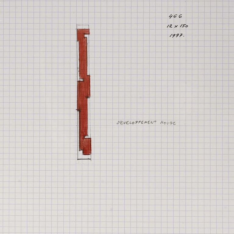 Catalogue raisonné, Henri Prosi, DÉVELOPPEMENT ROUGE — 1997