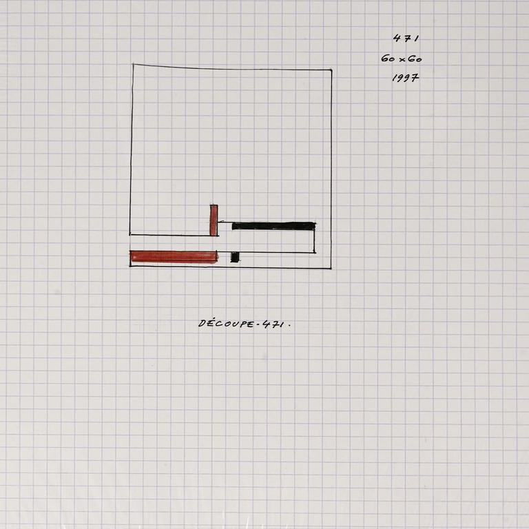 Catalogue raisonné, Henri Prosi, DÉCOUPE — 1997