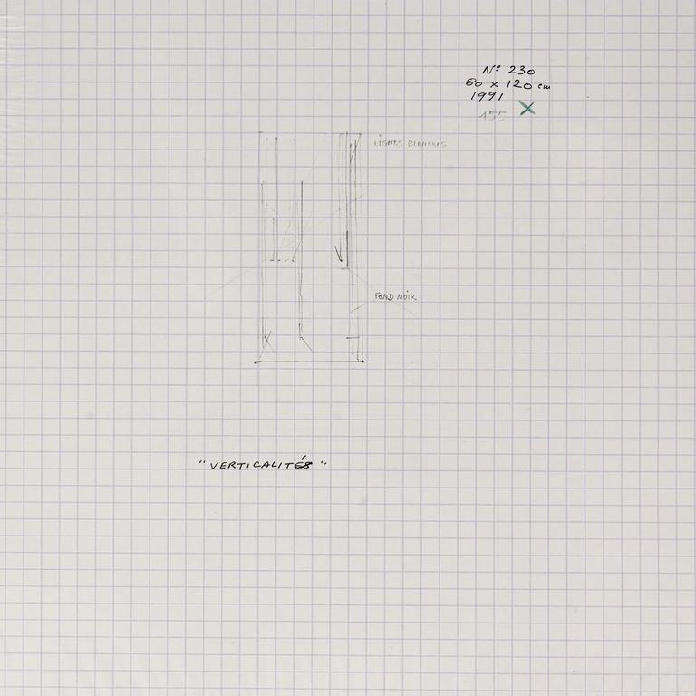 Catalogue raisonné, Henri Prosi, VERTICALITÉS — 1991