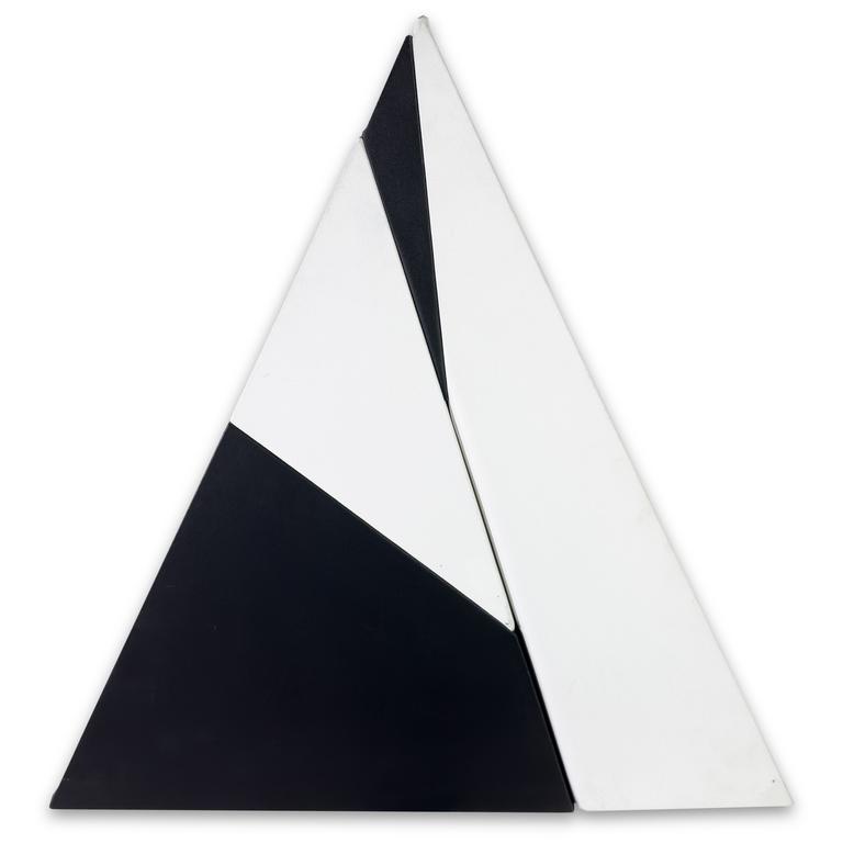 Catalogue raisonné, Joël Froment, Triangle (blanc noir) — 1994