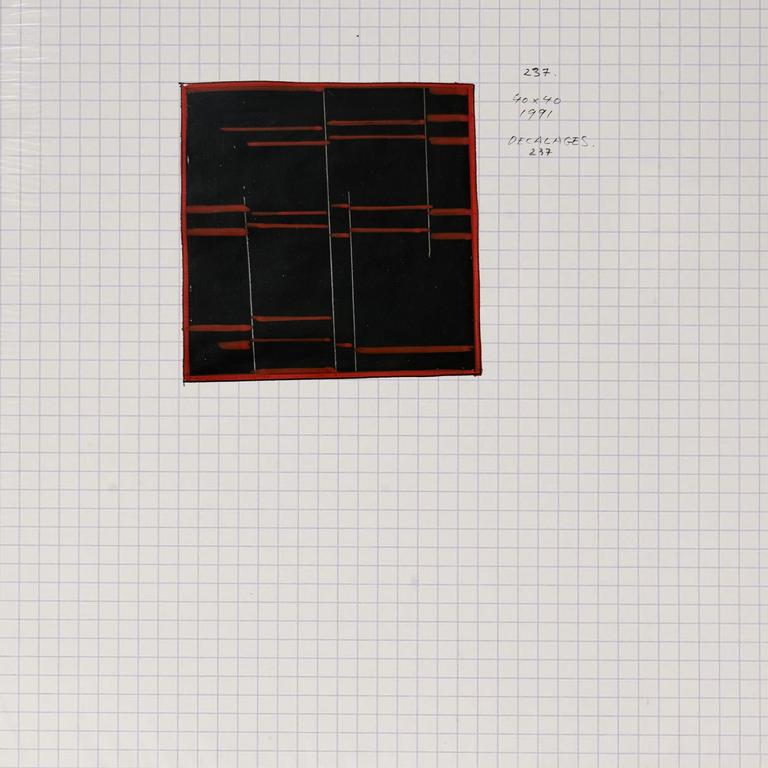 Catalogue raisonné, Henri Prosi, Décalages — 1991