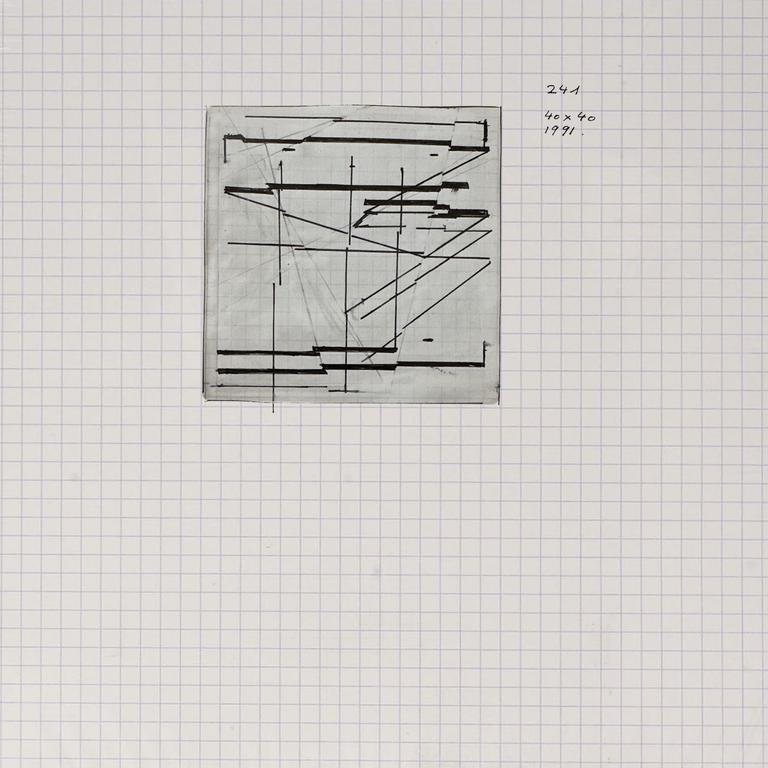 Catalogue raisonné, Henri Prosi, SANS TITRE — 1991