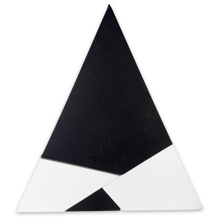 Catalogue raisonné, Joël Froment, Triangle (blanc noir) — 1994