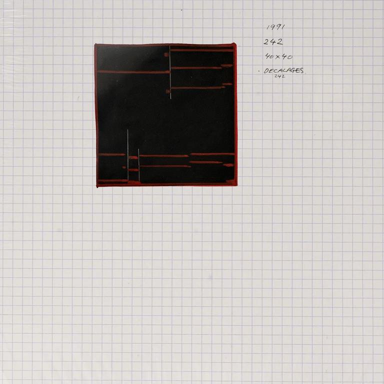 Catalogue raisonné, Henri Prosi, DÉCALAGES — 1991