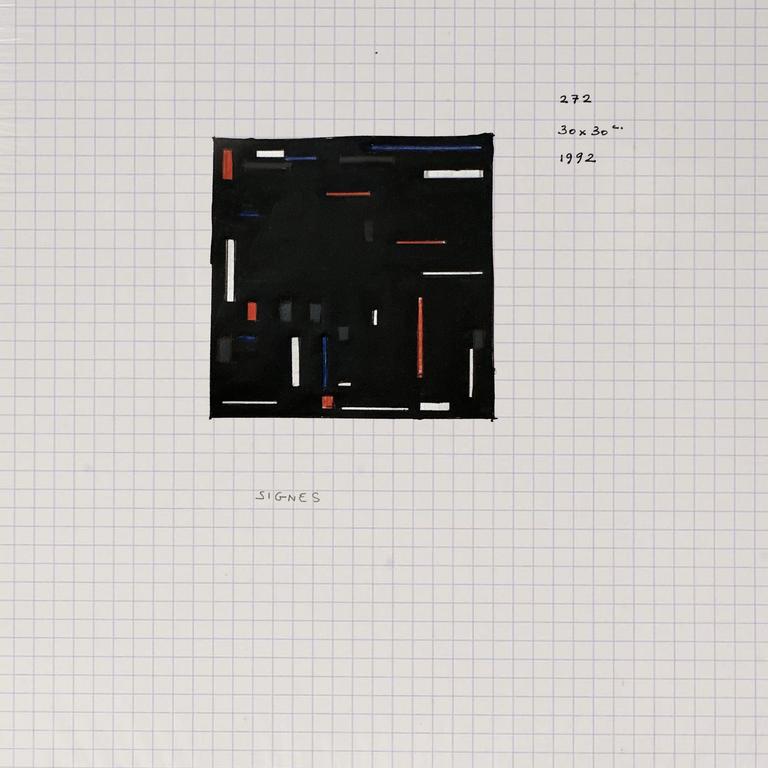 Catalogue raisonné, Henri Prosi, SIGNES 272 — 1992