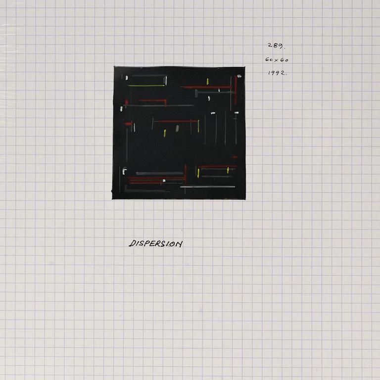Catalogue raisonné, Henri Prosi, DISPERSION — 1992