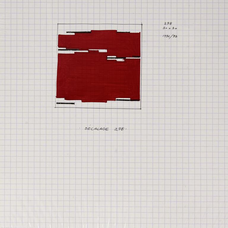 Catalogue raisonné, Henri Prosi, DÉCALAGE 298 — 1992/1993