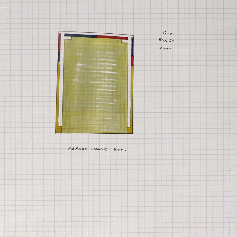 Catalogue raisonné, Henri Prosi, ESPACE JAUNE 600 — 2001