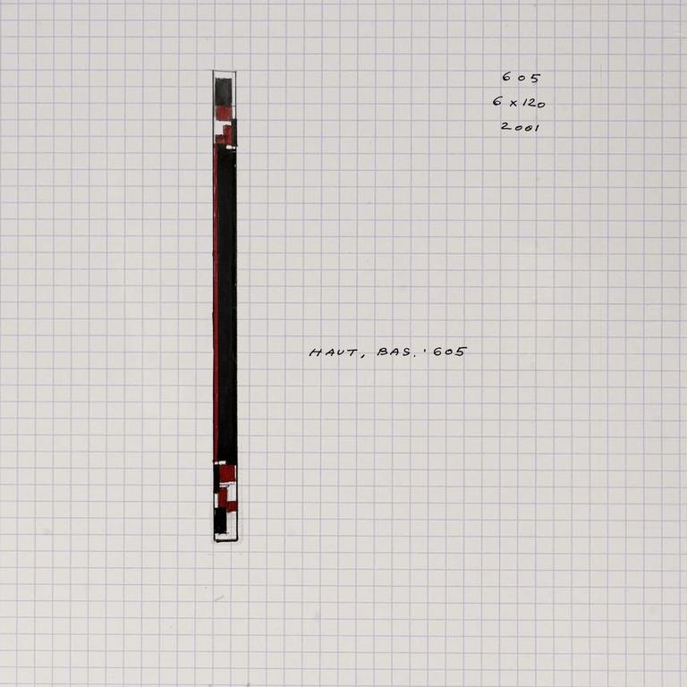 Catalogue raisonné, Henri Prosi, HAUT, BAS 605 — 2001