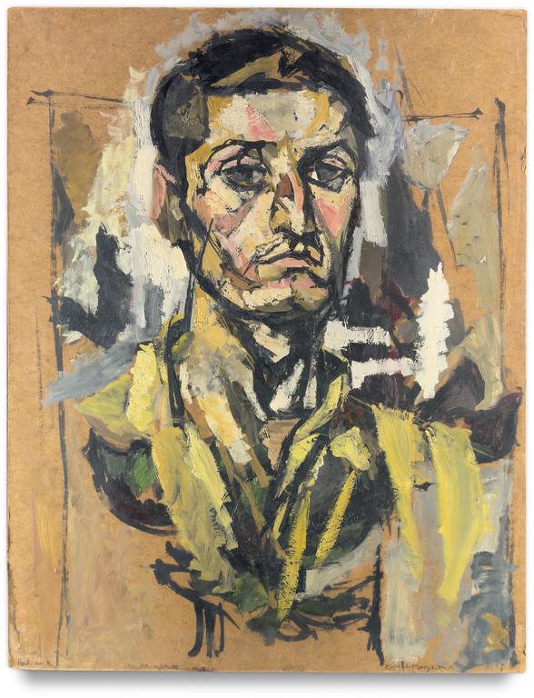 Michel Mousseau, Autoportrait, circa 1950