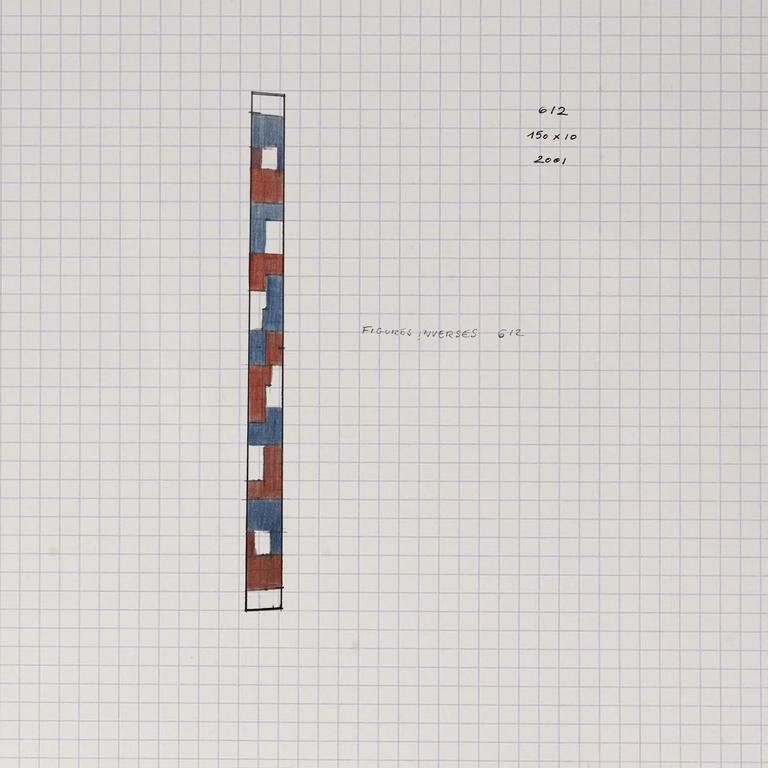 Catalogue raisonné, Henri Prosi, Figures inverses 612 — 2001