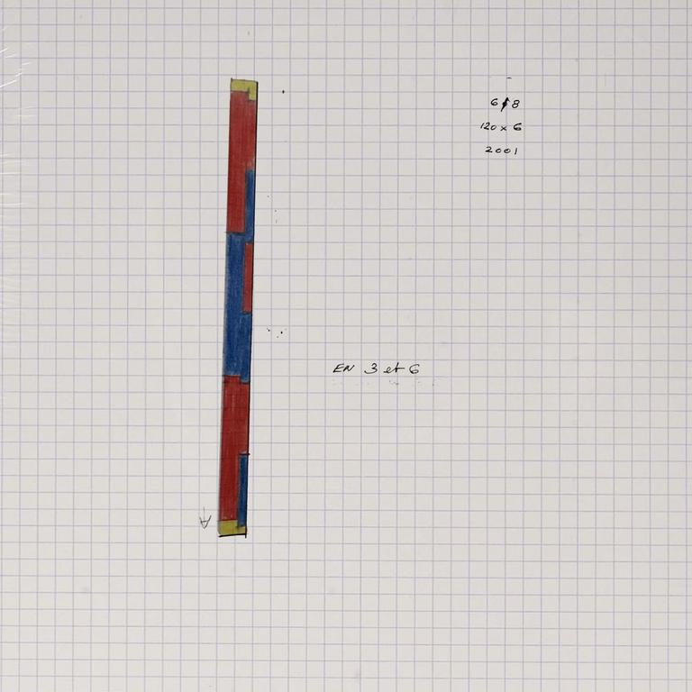 Catalogue raisonné, Henri Prosi, En 3 et 6 ou division en 3/6 — 2001