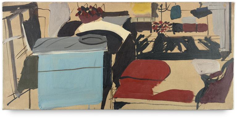 Catalogue raisonné, Michel Mousseau, Buffet Bleu, circa 1971-1974