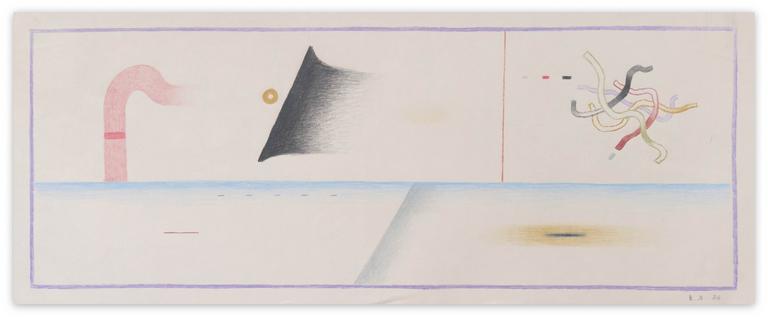 Catalogue raisonné, Vladimir Yankilevsky, From the cycle The Space of Experience, 1986
