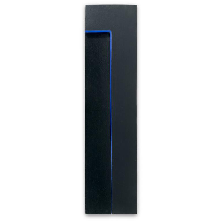Catalogue raisonné, Joël Froment, Sans titre (noir bleu) — 1990