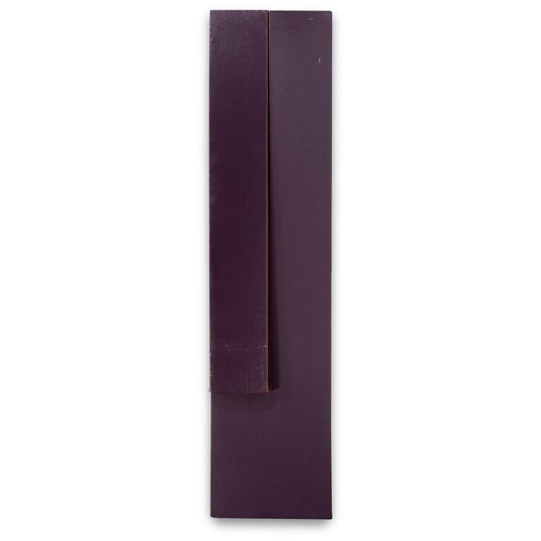 Catalogue raisonné, Joël Froment, Sans titre (violet foncé et orange) — 1990