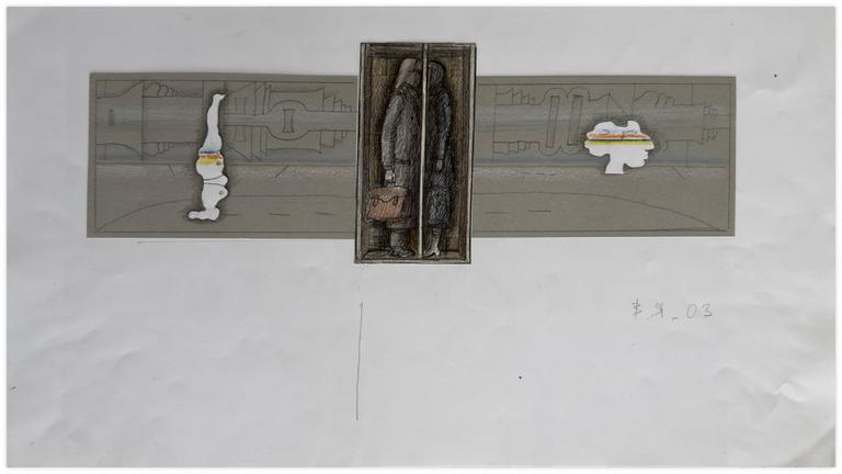 Catalogue raisonné, Vladimir Yankilevsky, Working drawing, 2003