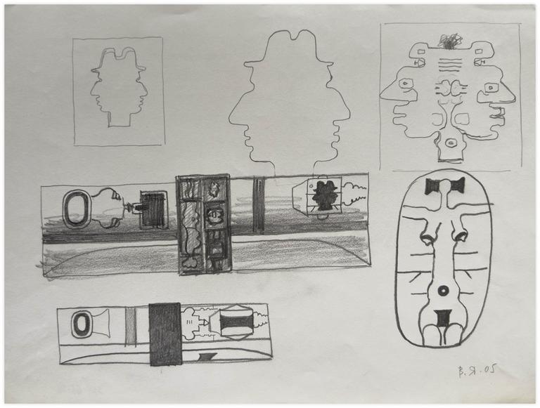Catalogue raisonné, Vladimir Yankilevsky, Working drawing, 2005