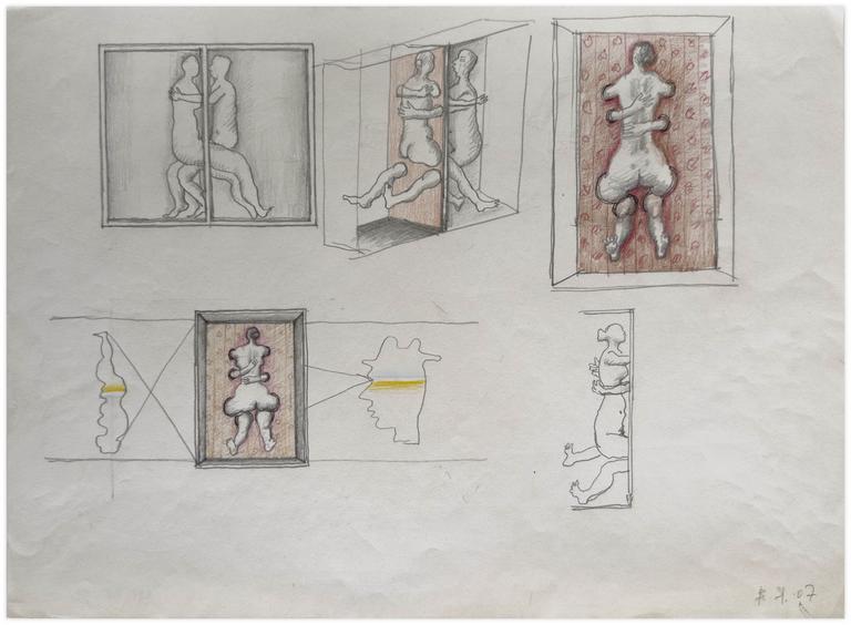 Catalogue raisonné, Vladimir Yankilevsky, Working drawing, 2007