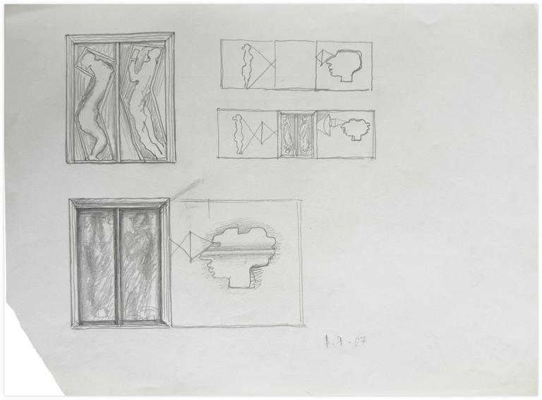 Catalogue raisonné, Vladimir Yankilevsky, Working drawing, 2007
