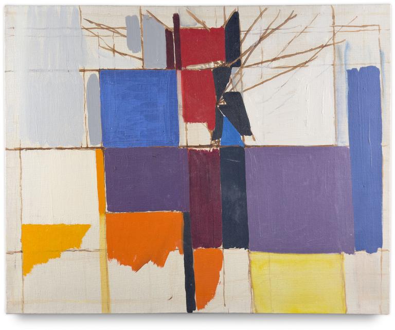 Catalogue raisonné, Michel Mousseau, Violet et Blanc, circa 1988