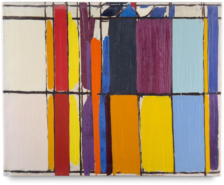 Catalogue raisonné, Michel Mousseau, Vertical jaune, circa 1989
