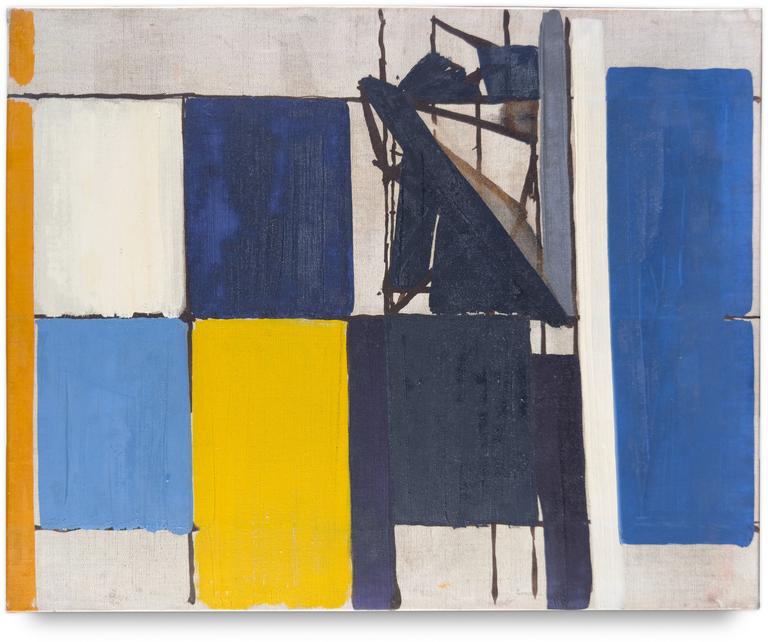 Catalogue raisonné, Michel Mousseau, Deux bleus, circa 1988