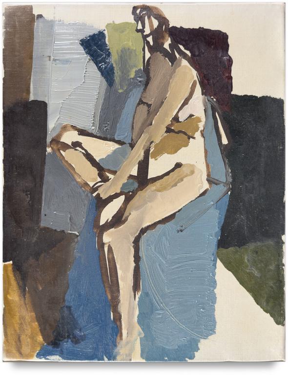 Catalogue raisonné, Michel Mousseau, Nu assis, circa 1964