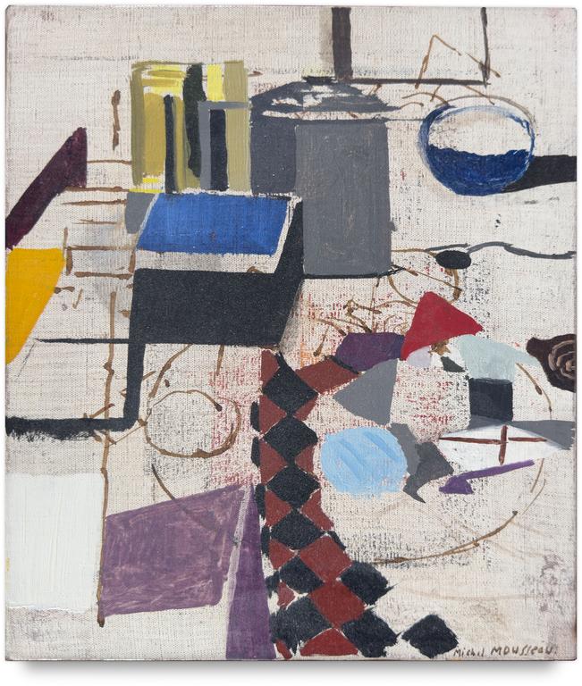 Catalogue raisonné, Michel Mousseau, Bleu billard, circa 1985