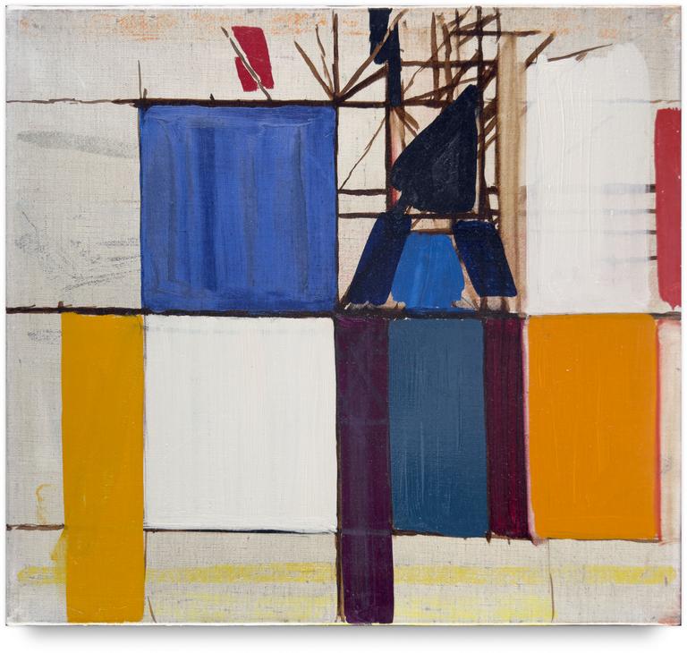 Catalogue raisonné, Michel Mousseau, Bleu et blanc, circa 1986
