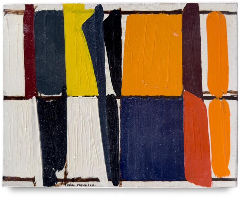 Catalogue raisonné, Michel Mousseau, Carré orangé, circa 1984