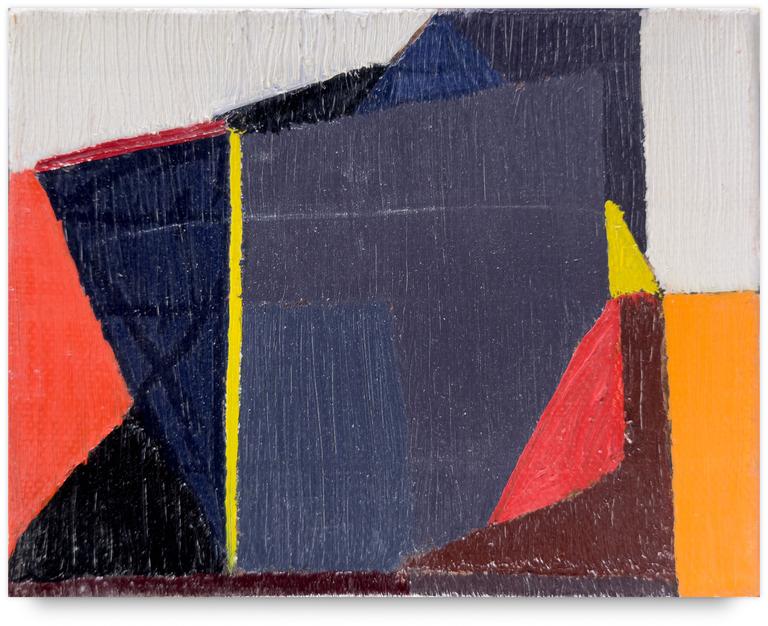 Catalogue raisonné, Michel Mousseau, Filet jaune vertical, 2 III 2006