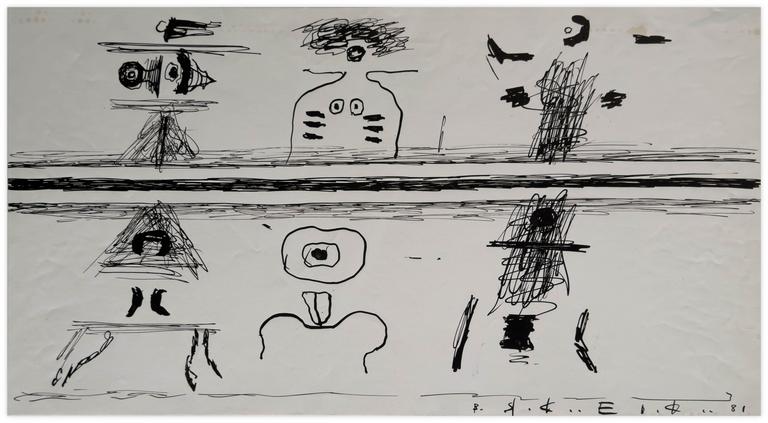 Catalogue raisonné, Vladimir Yankilevsky, From the series Women Strolling, 1981