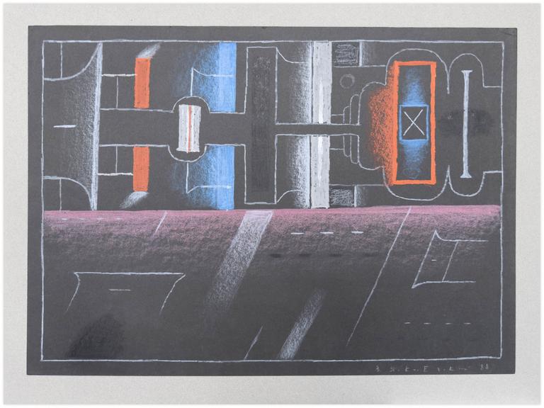 Catalogue raisonné, Vladimir Yankilevsky, From the cycle The Space of Experience, 1988