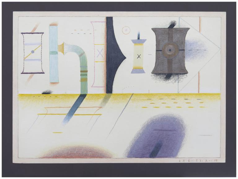 Catalogue raisonné, Vladimir Yankilevsky, From the cycle The Space of Experience, 1989
