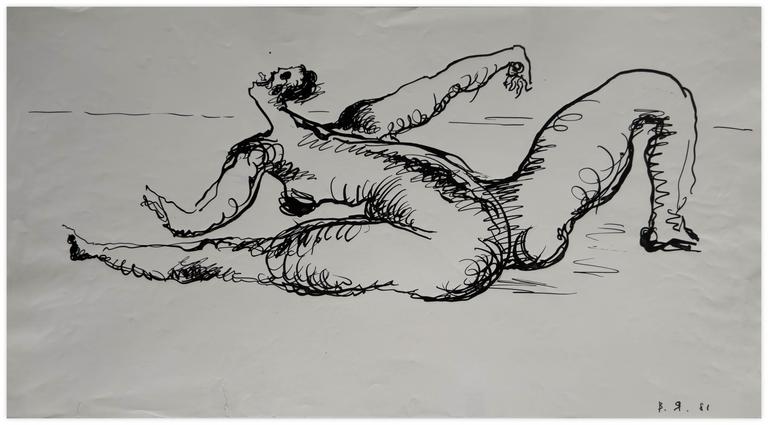 Vladimir Yankilevsky, Meditative Pose, 1981