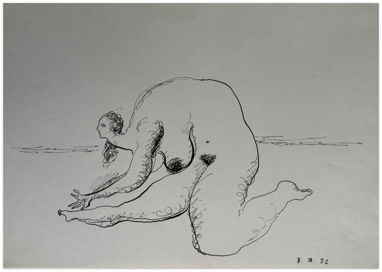 Vladimir Yankilevsky, Meditative Pose, 1992