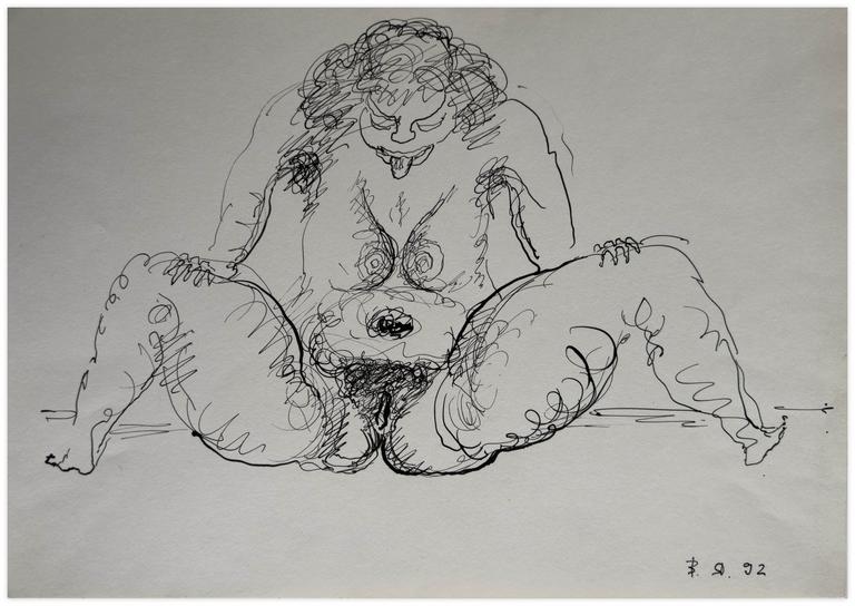 Vladimir Yankilevsky, Meditative Pose, 1992