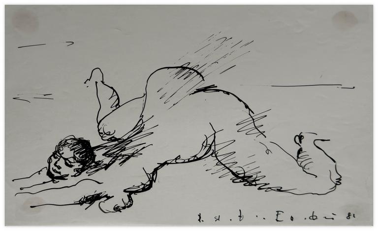 Vladimir Yankilevsky, Meditative Pose, 1981