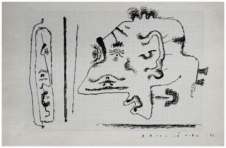 Vladimir Yankilevsky, Faces, 1973