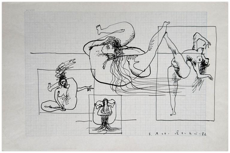 Vladimir Yankilevsky, Meditative Poses, 1972