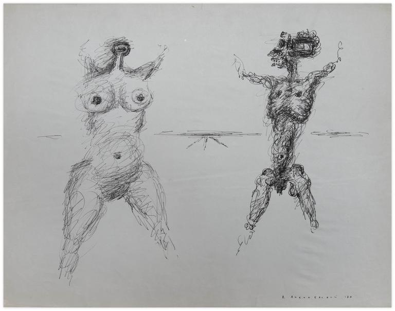 Vladimir Yankilevsky, He and She, 1970