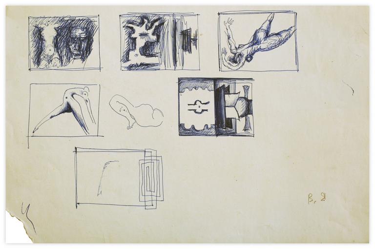 Vladimir Yankilevsky, Sketch, 1971