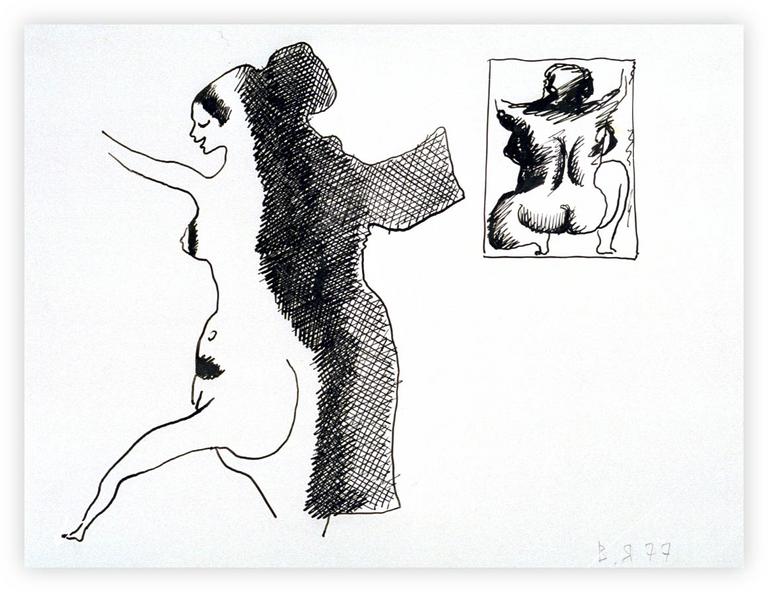 Vladimir Yankilevsky, Sketch, 1977