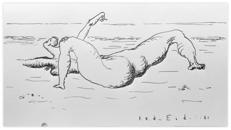 Vladimir Yankilevsky, Meditative Pose, 1981