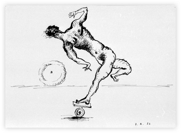 Vladimir Yankilevsky, Roller, 1986