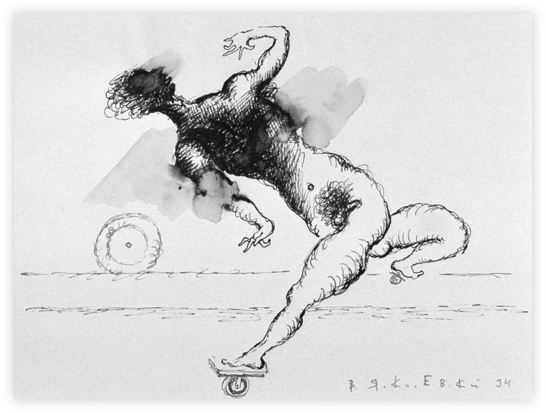 Vladimir Yankilevsky, Roller-skate Dance, 1994